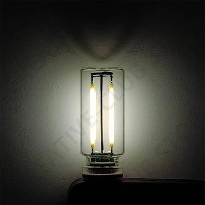 Car USB Night Light Touch Dimmable LED Filament Lamp Portable Lighting Plug and Play Decorative Atmosphere Light for Car Bedroom